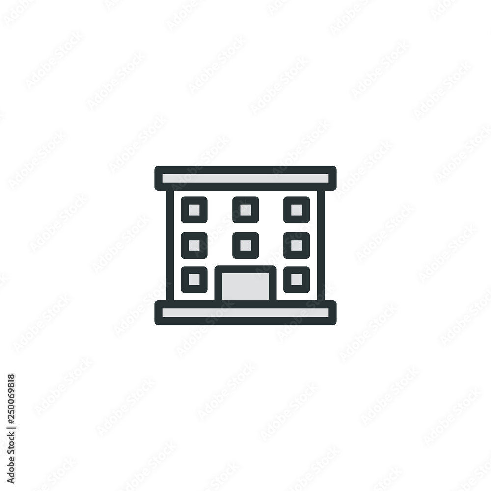 BUILDING BASIC ICON BUILDING BASIC ICON