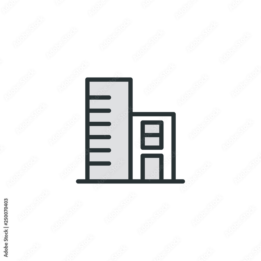 BUILDING BASIC ICON BUILDING BASIC ICON