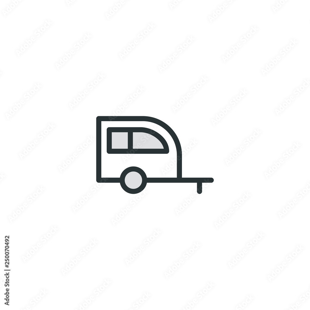 CARAVAN BASIC ICON CARAVAN BASIC ICON