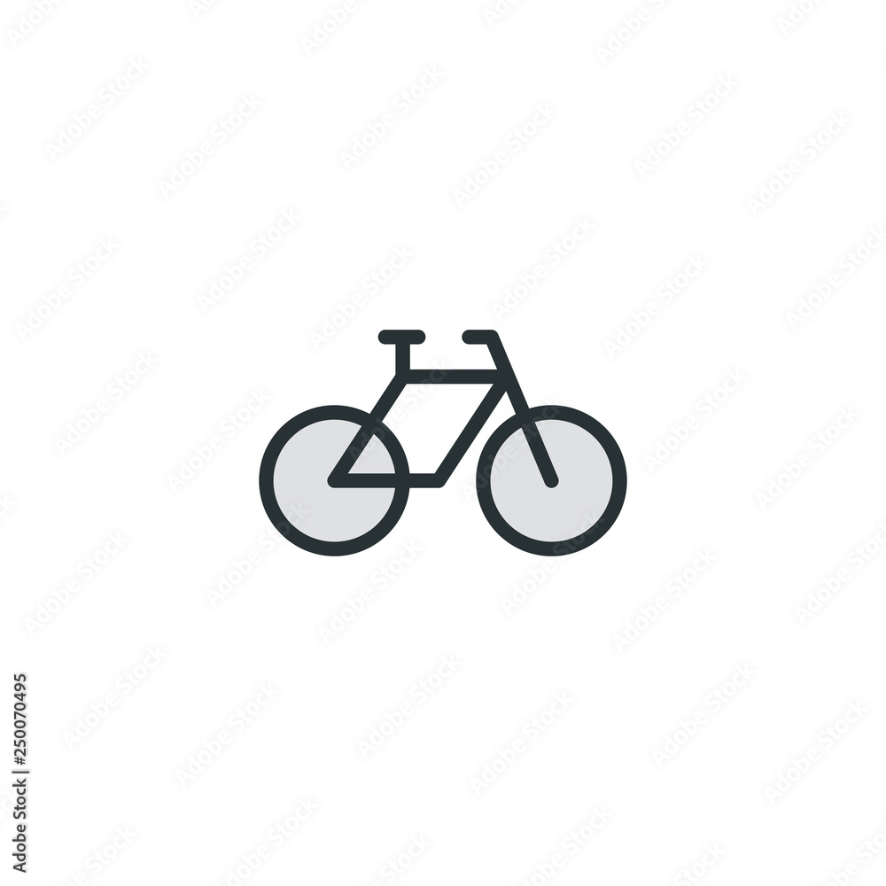 BICYCLE BASIC ICON BICYCLE BASIC ICON