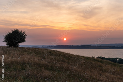 The landscape on island Ruegen  Germany