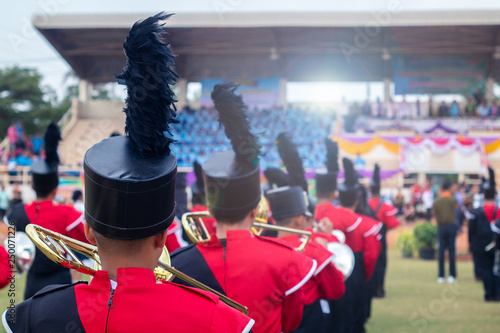 Students military band