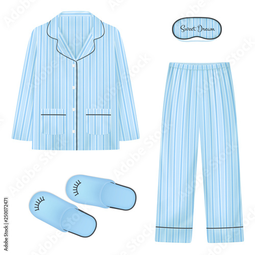 Nightwear Realistic Set
