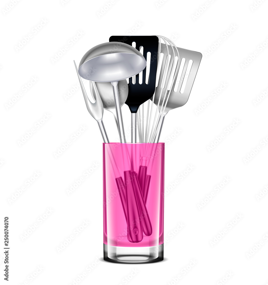 Cooking Tools Realistic Image Cooking Tools Realistic Image