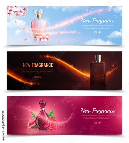 New fragrance Horizontal Banners