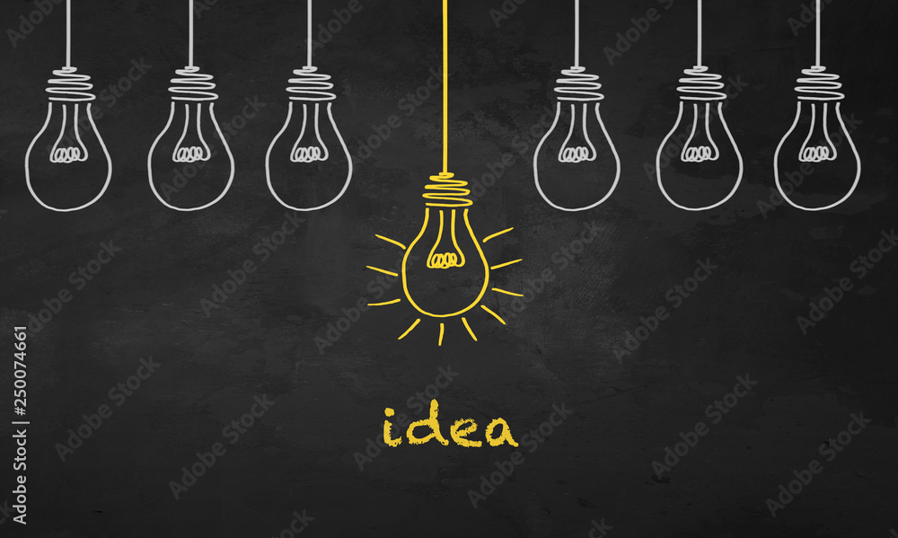 Chalkboard Light Bulb - Chalkboard Light Bulb -