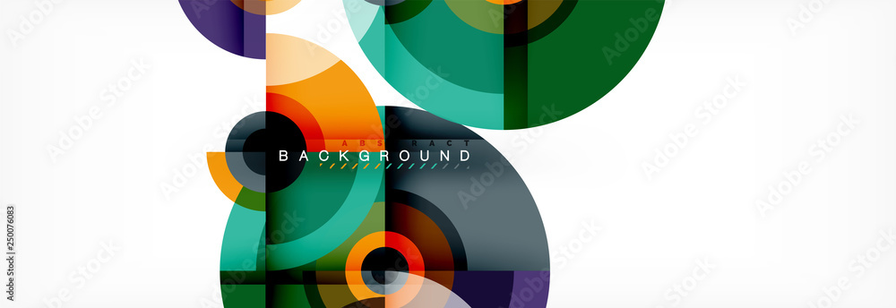 Modern circle background Modern circle background