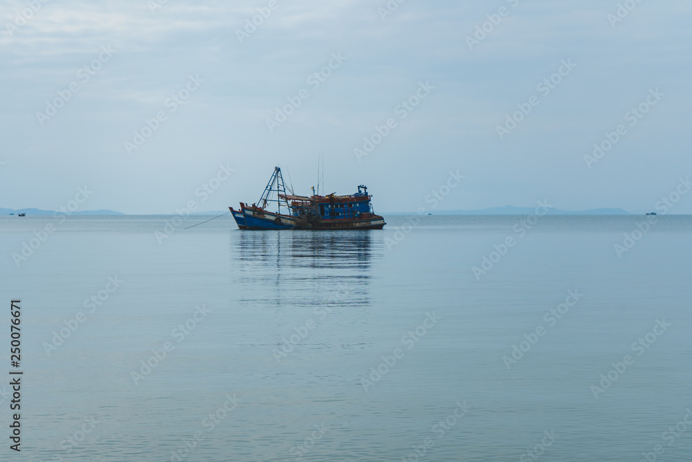 Obraz premium boat in sea in Phu Quoc