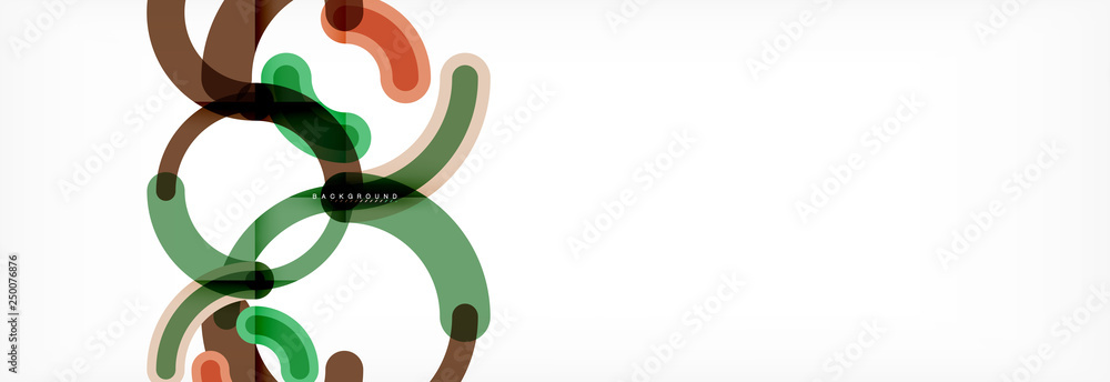 Round linear circle shapes background Round linear circle shapes background