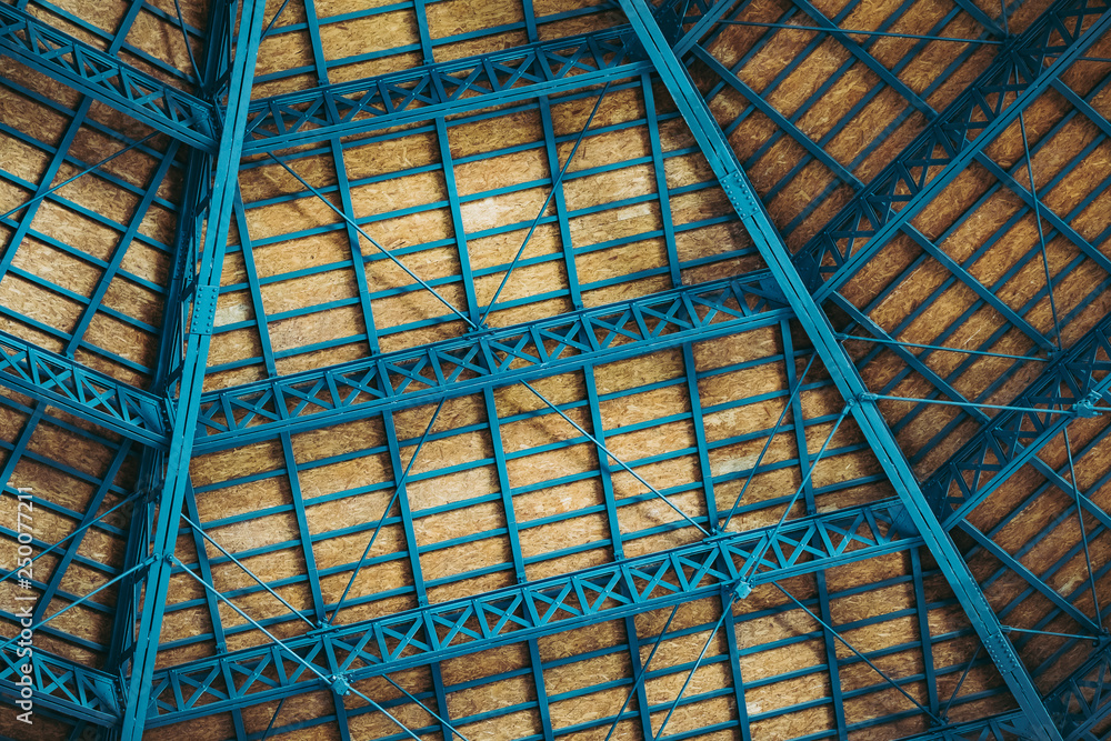 Halles couvertes avec structure métallique, Barcelone, Espagne