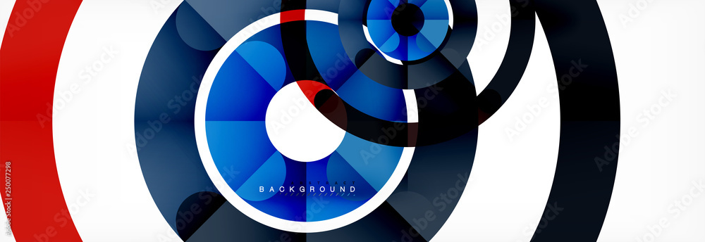 Line design circles abstract background Line design circles abstract background