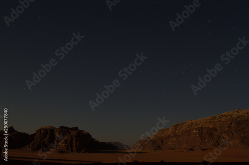 Wadi Rum by night