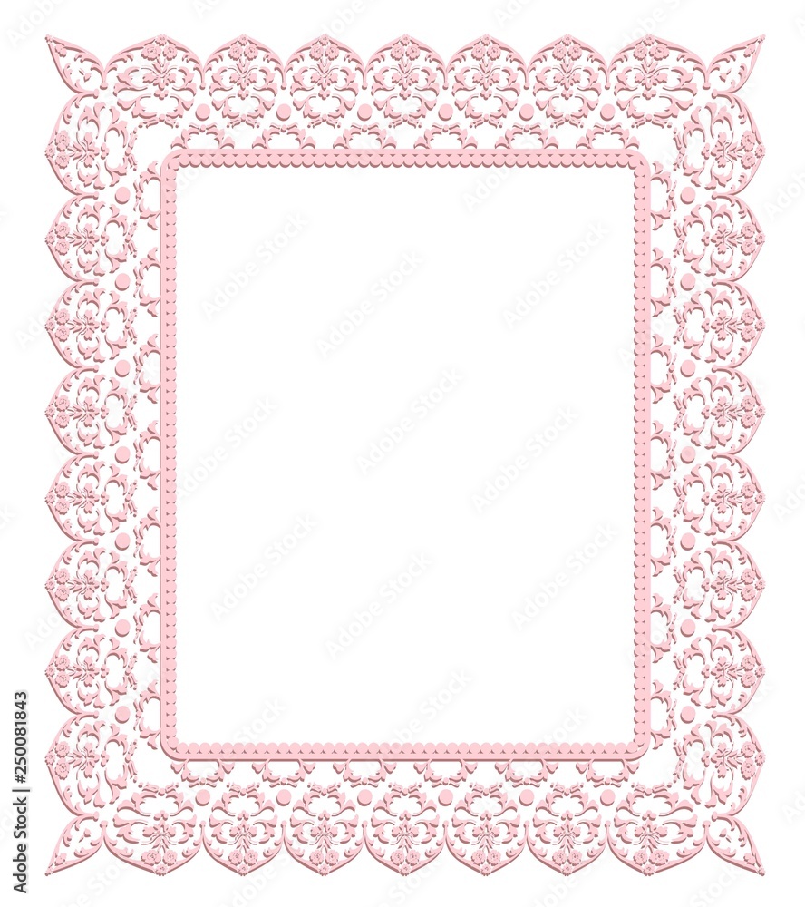 pink ornamental frame pink ornamental frame