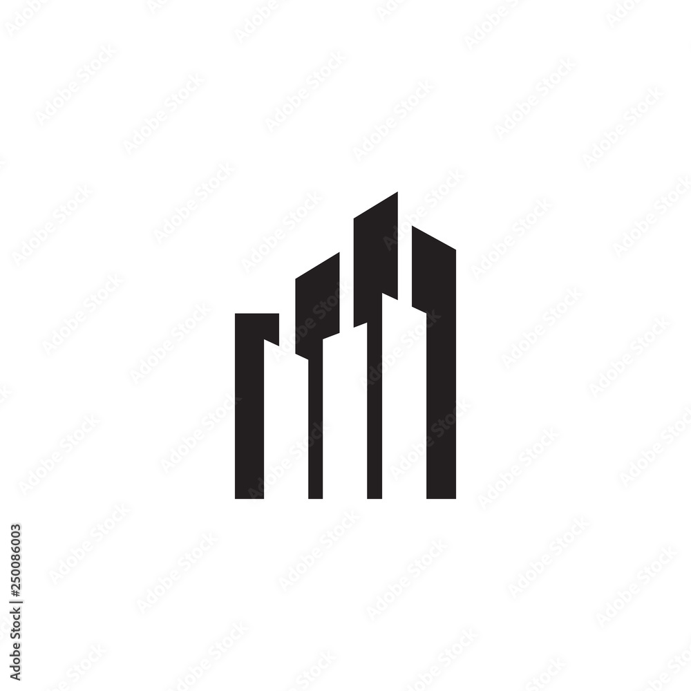 Building logo design vector template