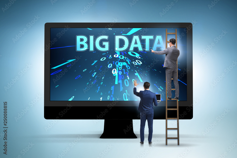 Big data concept with data mining analyst Big data concept with data mining analyst
