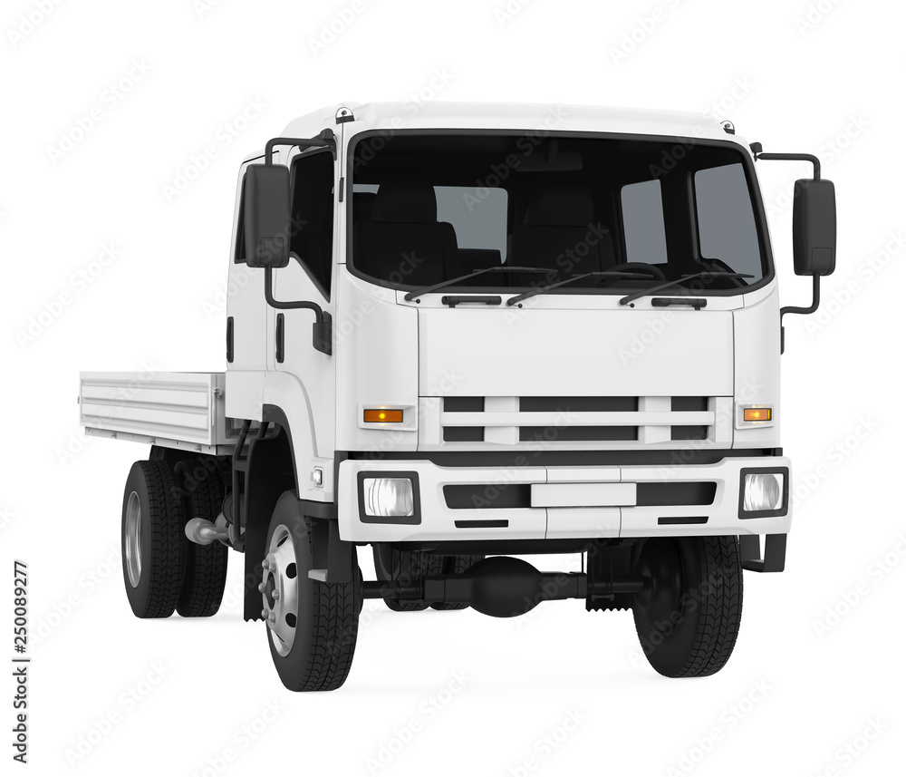 Dropside Truck Isolated