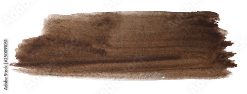 brown watercolor stain, with motion paint brush stroke texture.