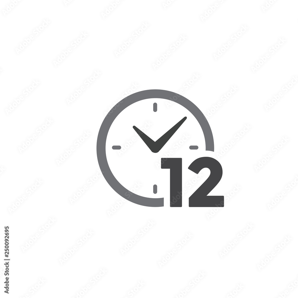 Time Management Icon with Deadline, Hurry, & Punctual Symbolism Time Management Icon with Deadline, Hurry, & Punctual Symbolism