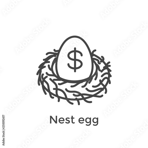 Retirement Account and Savings Icon Set w Mutual Fund, Roth IRA, etc