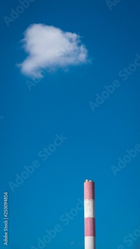 chimney with cloud