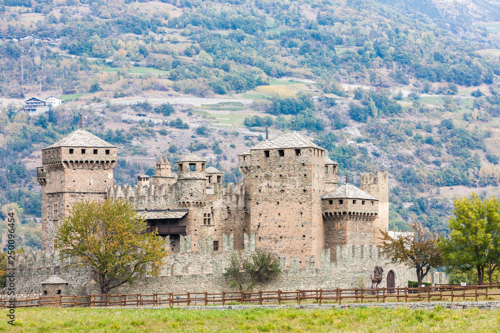 Fenis Castle, Valle d'aosta, Italy