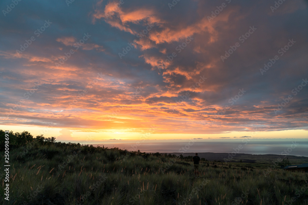 Obraz premium Sunset Hawaii