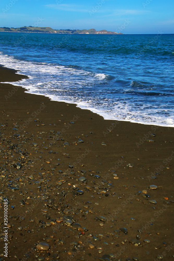Peketa Beach on South Island, New Zealand Peketa Beach on South Island, New Zealand