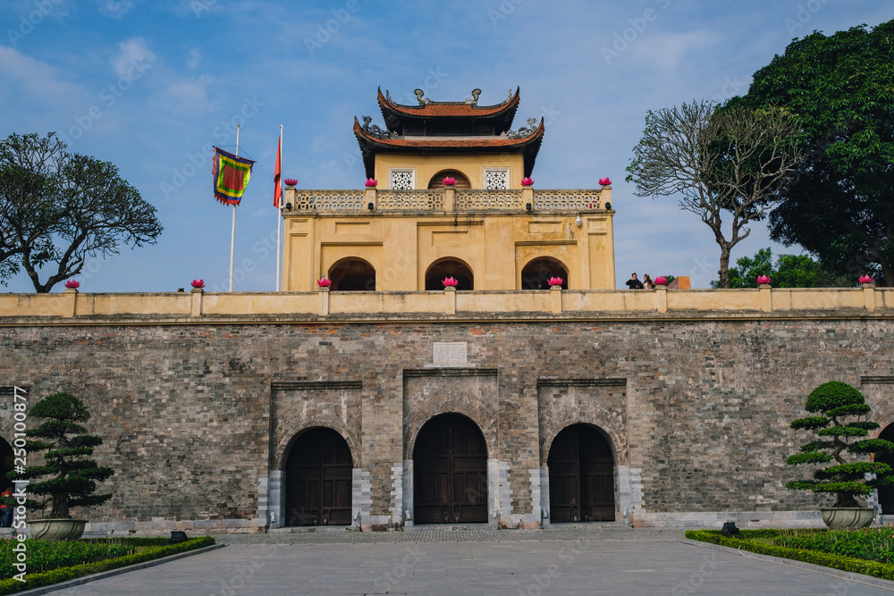 Obraz premium ベトナム・ハノイ・タンロン遺跡