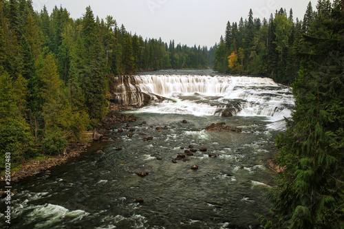 Dawson Falls on the Murtle River in Wells Gray Provincial Park, British Columbia, Canada photo