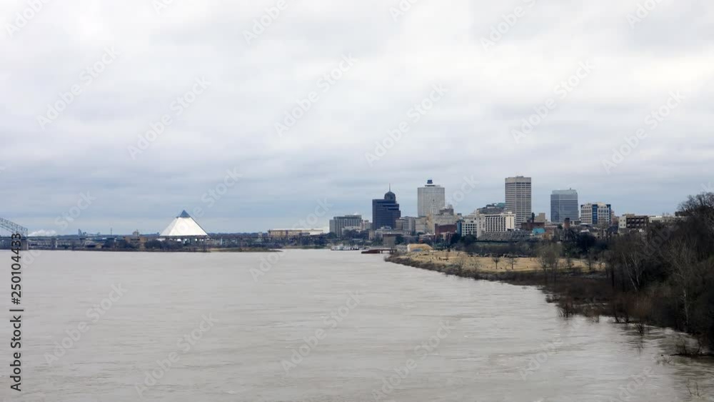 Timelapse of Memphis, Tennessee skyline 4K Timelapse of Memphis, Tennessee skyline 4K
