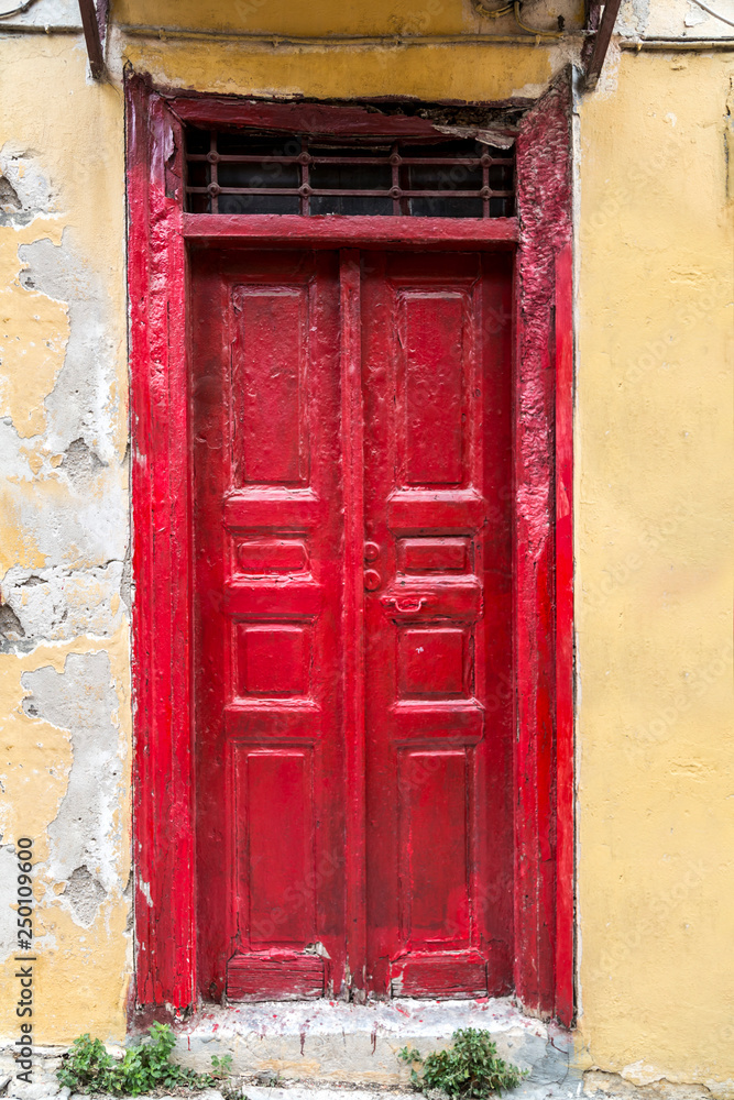 Old and beautiful ornate door