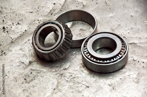 Two rolling bearings as a spare part for repair.