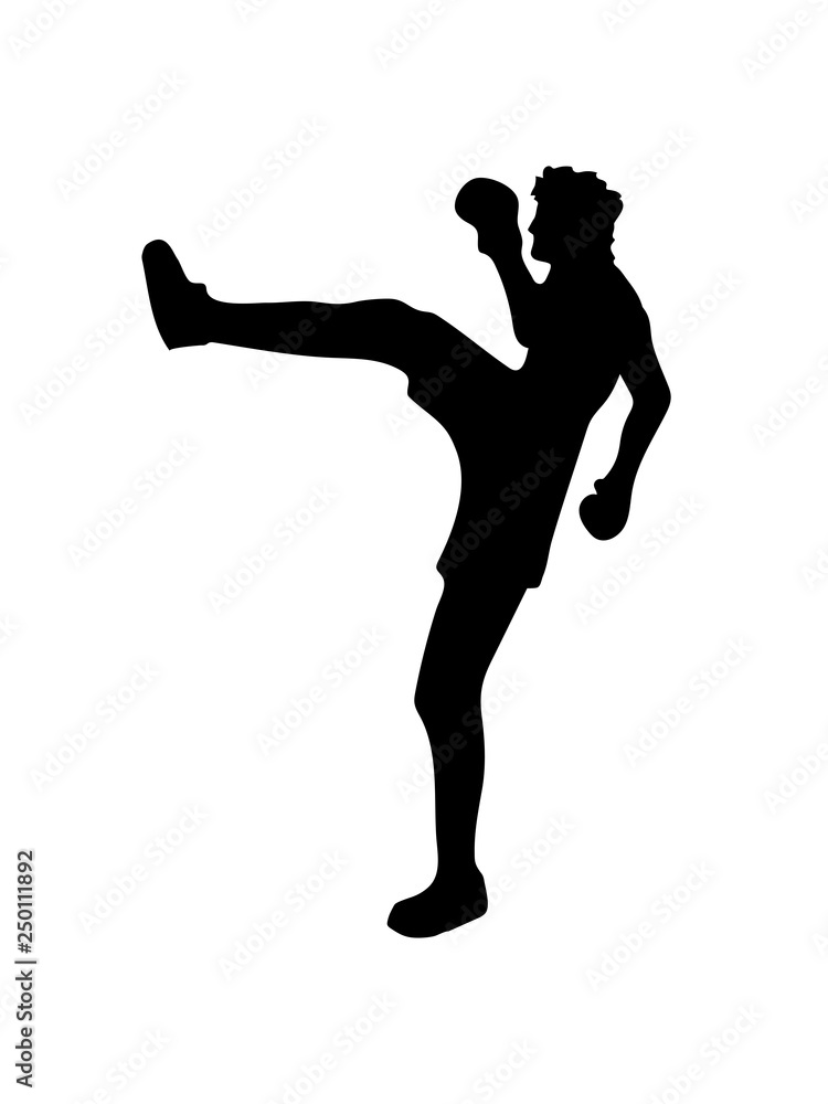 treten verteidigen defensiv kickboxer kickboxen karate judo kampfsport kämpfen tai-chi kampfkunst verein team crew gewinner shirt thaiboxen boxen clipart silhouette angreifen besiegen