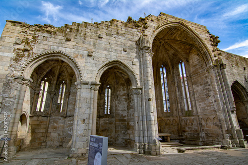 Ruins of the convent of Santo Domingo in Pontevedra