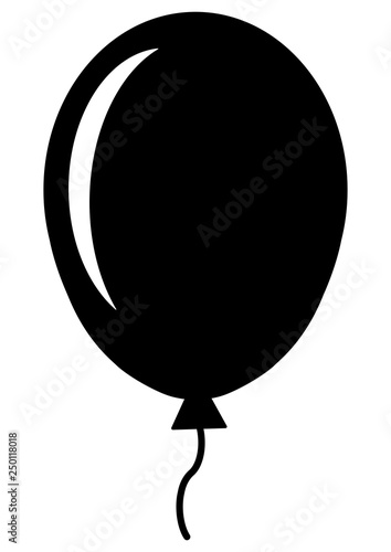 gz323 GrafikZeichnung - siwb544 SignIsolatedWhiteBackground siwb - english - balloon - simple template - DIN A2, A3, A4 - g7234 photo