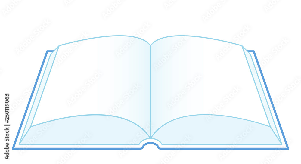 Open book illustration Open book illustration