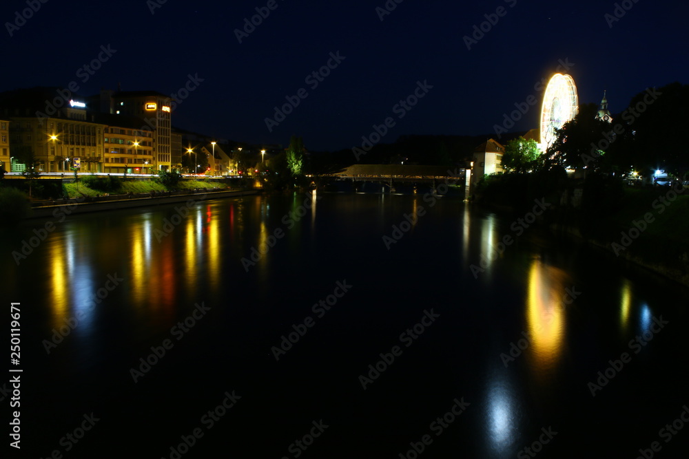 Fototapeta premium Riesenrad Lichter 2