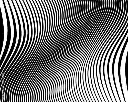 Wavy pattern. Texture with wavy, curves lines.