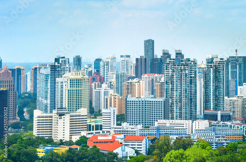 Singapore modern residential city district