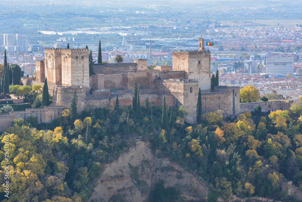 Autumn in Granada, Alhambra.