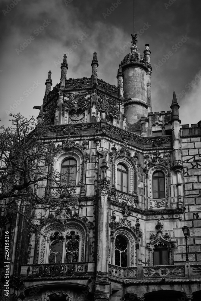 Ghostly gothic castle