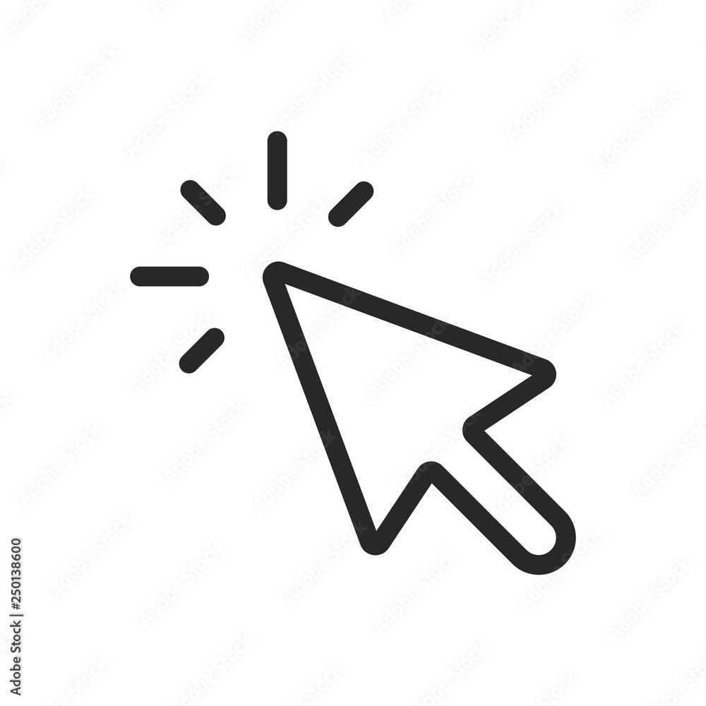 Click vector icon Click vector icon