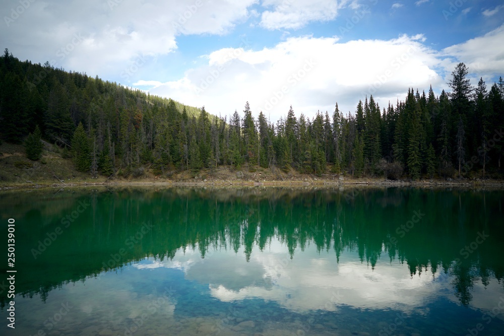 Lake Reflection in Jasper National Park