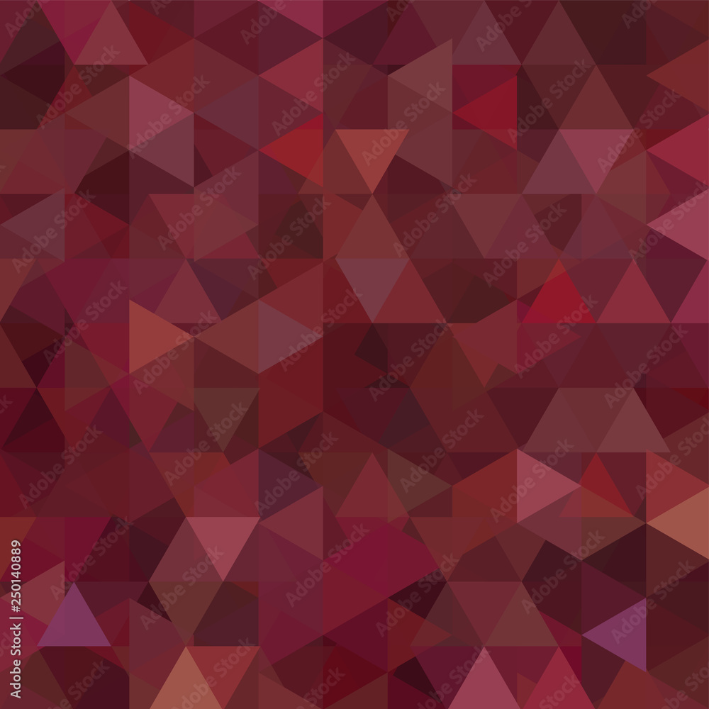 Obraz premium Abstract vector background with triangles. Brown geometric vector illustration. Creative design template.