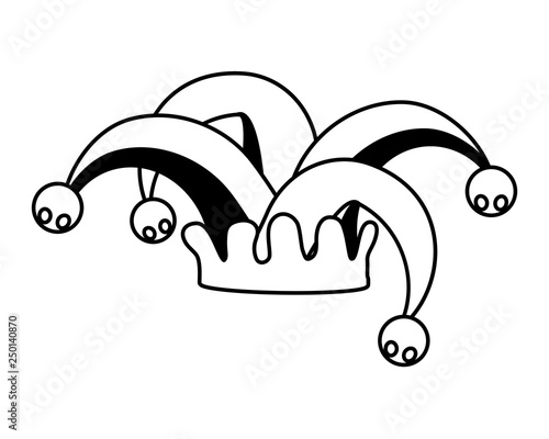colored jester hat