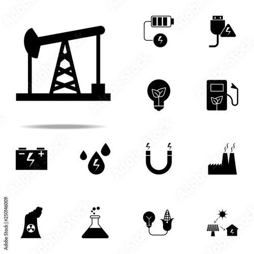 Oil Pumps Oil Pumpsicon. Energy icons universal set for web and mobile