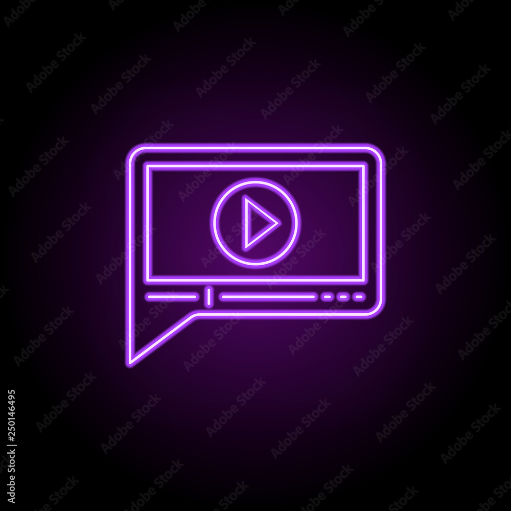 video marketing line icon. Elements of Seo & Web Optimization in neon style icons. Simple icon for websites, web design, mobile app, info graphics video marketing line icon. Elements of Seo & Web Optimization in neon style icons. Simple icon for websites, web design, mobile app, info graphics