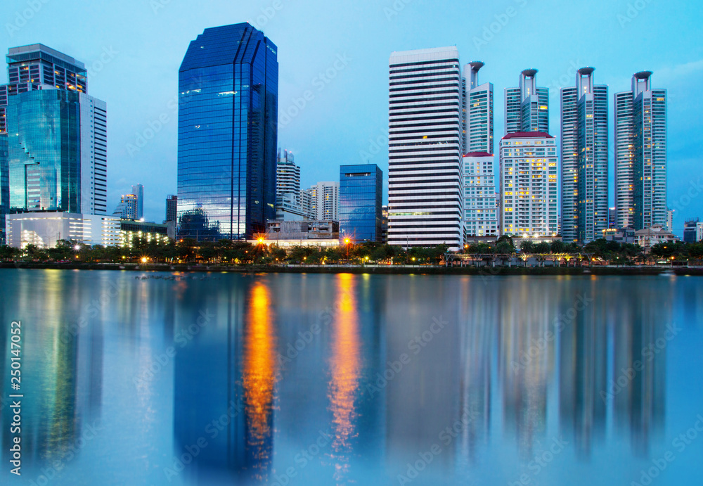 Fototapeta premium Bangkok Benjakitti Park In Thailand