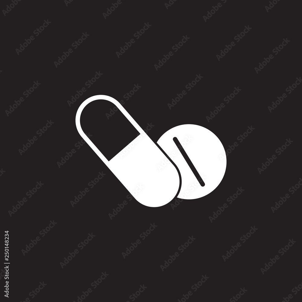 Pills icon. Simple element illustration. Pills symbol design from Pregnancy collection set. Can be used in web and mobile