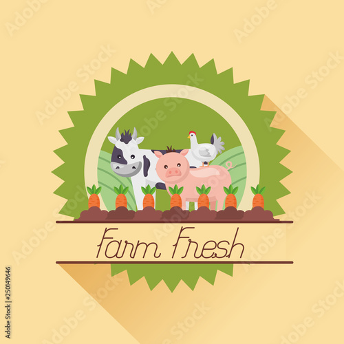 farm fresh cartoon © Gstudio